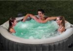 Intex PureSpa Greywood Deluxe 85" x 25" - Image 4